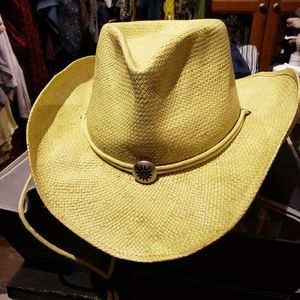 Straw western hat